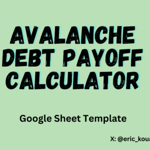 Avalanche Debt Payoff Calculator