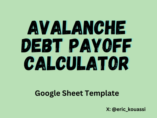 Avalanche Debt Payoff Calculator