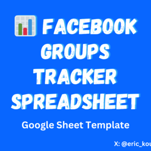 Facebook Group Tracker Spreadsheet