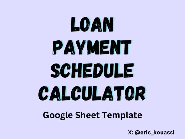 Loan Payment Schedule Calculator