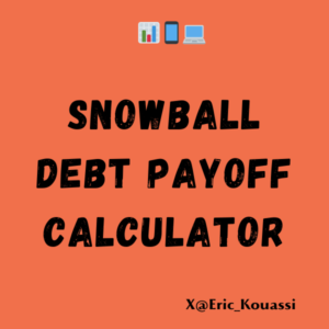 Snowball Debt Payoff Calculator