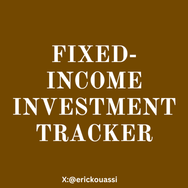 Fixed-Income Investment Tracker